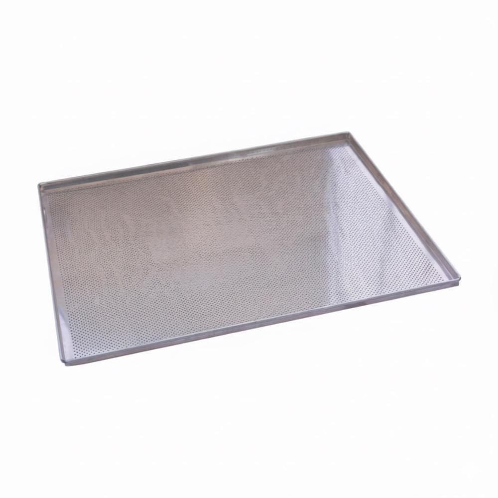 Kit com 10 Assadeiras de Alumínio Baronesa 40x60cm Plana Perfurada 0,8mm