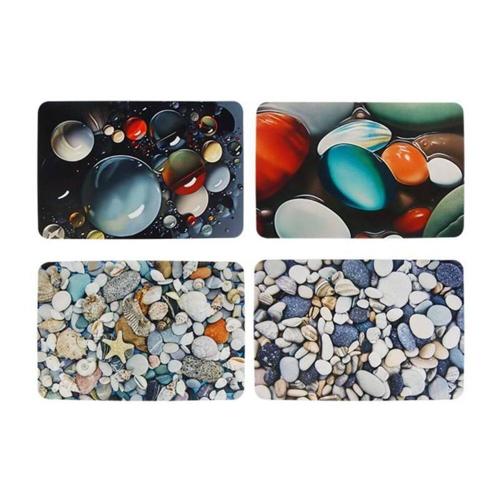 Tapete Premium Para Banheiro Borracha Estampada 38Cm X 57Cm