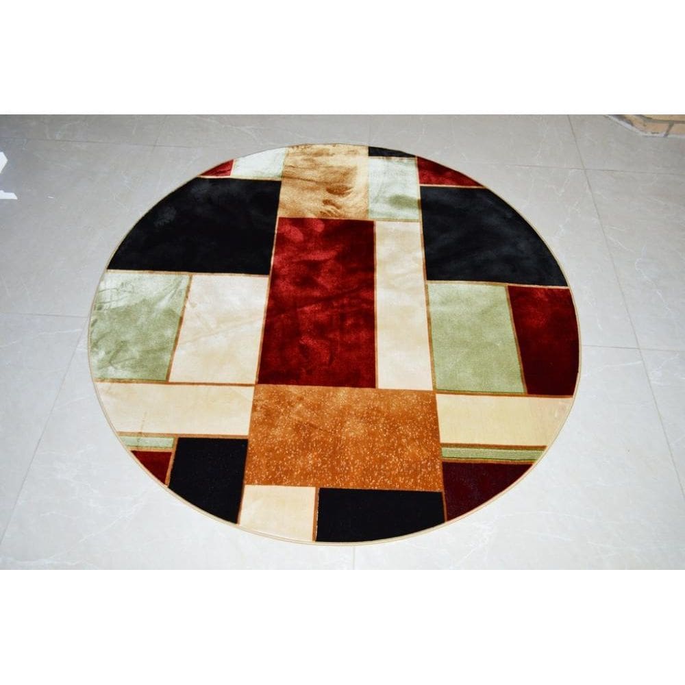 Tapete Redondo Marbella Elite Bs Retangulos 200 Cm