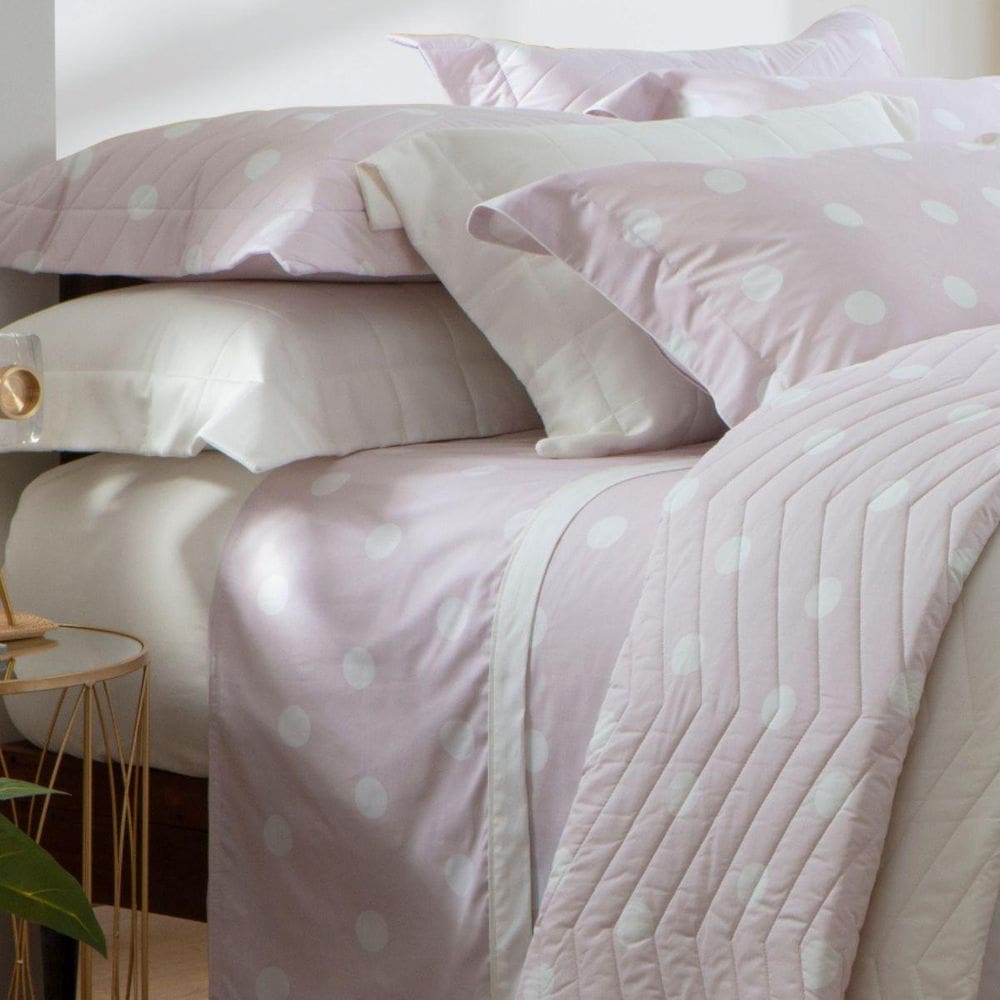 Jogo Cama Queen 200 Fios Vintage Kacyumara 04 Peças Poa Ives