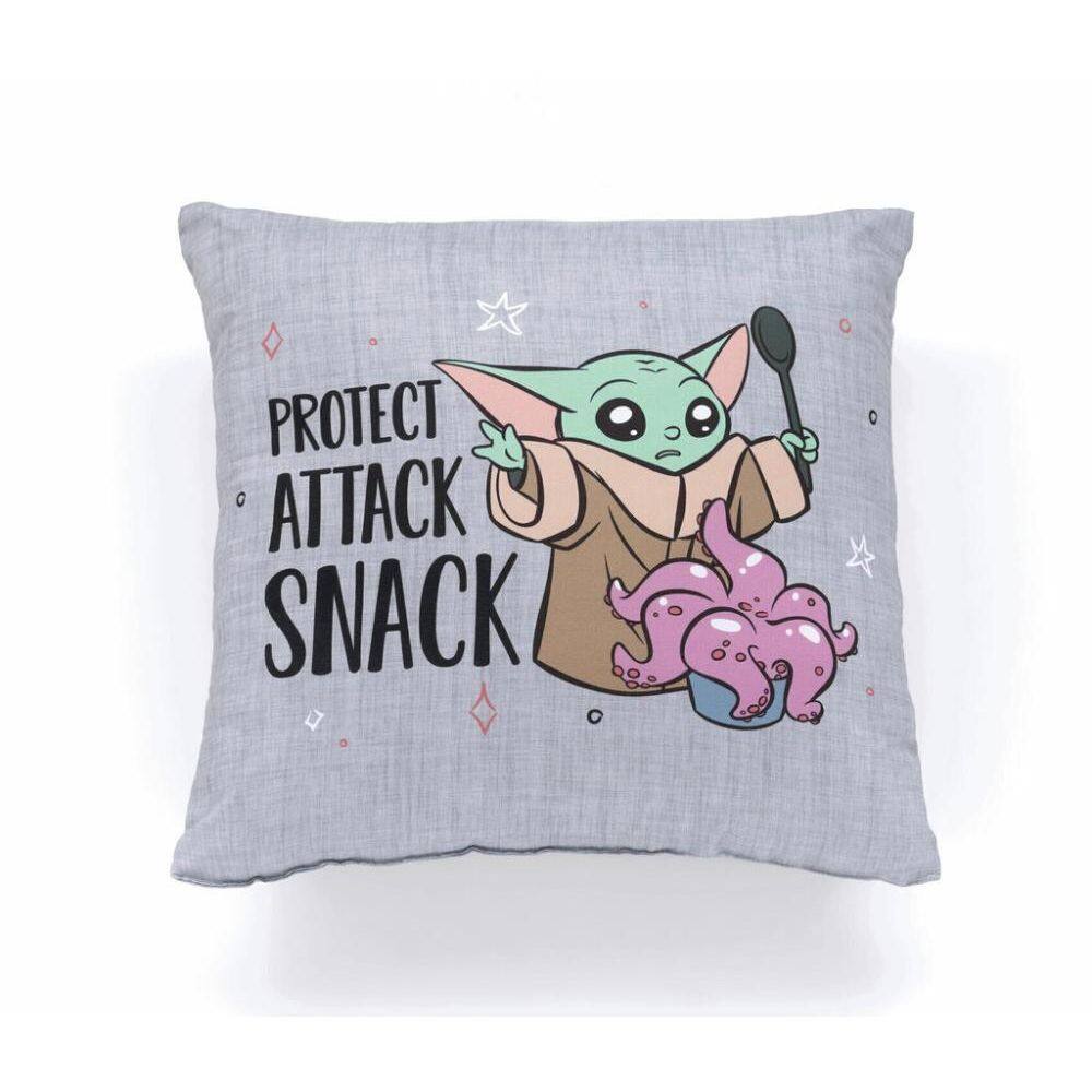 MP - Almofada Disney Baby Yoda Fofo 43X43 Lic