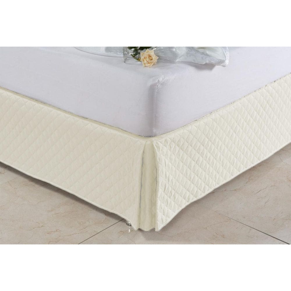 Saia Cama Box Queen Matelasse Ultrassonico Forro E Babado