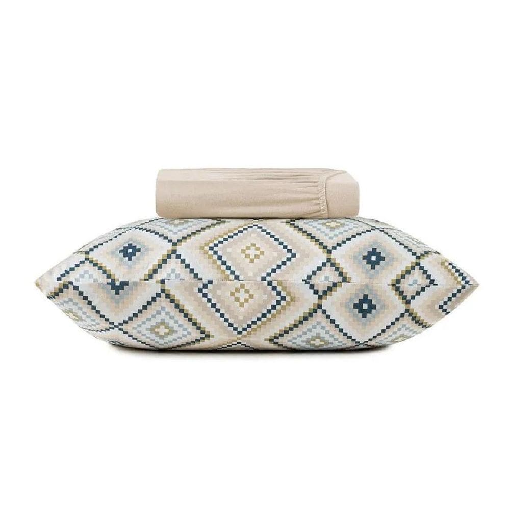 Jogo Cama Solteiro 2 Pcs Fio Penteado Tunis Altenburg