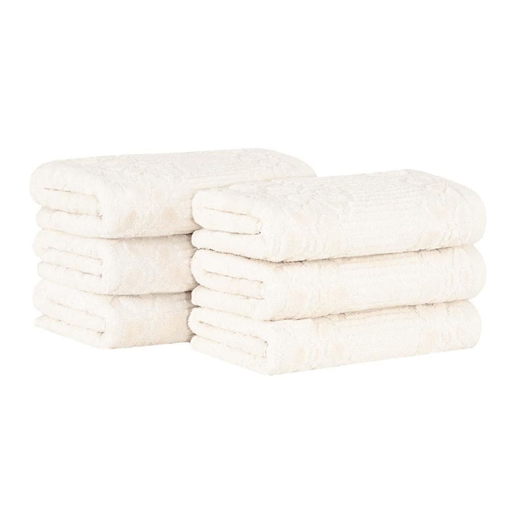 Kit 6X Toalha Lavabo Lollipop 100% Algodão Bege Buddemeyer