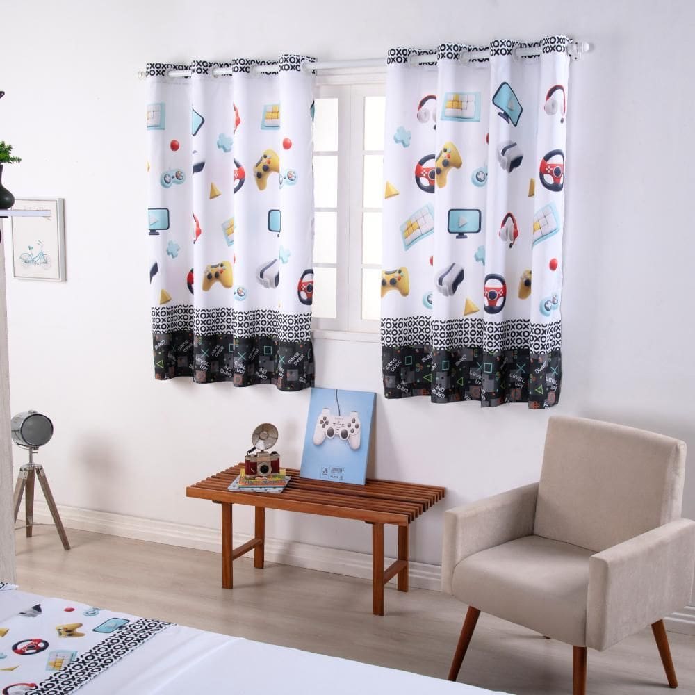 Cortina Infantil E Juvenil Boy Para Varão Simples Duplo 2M