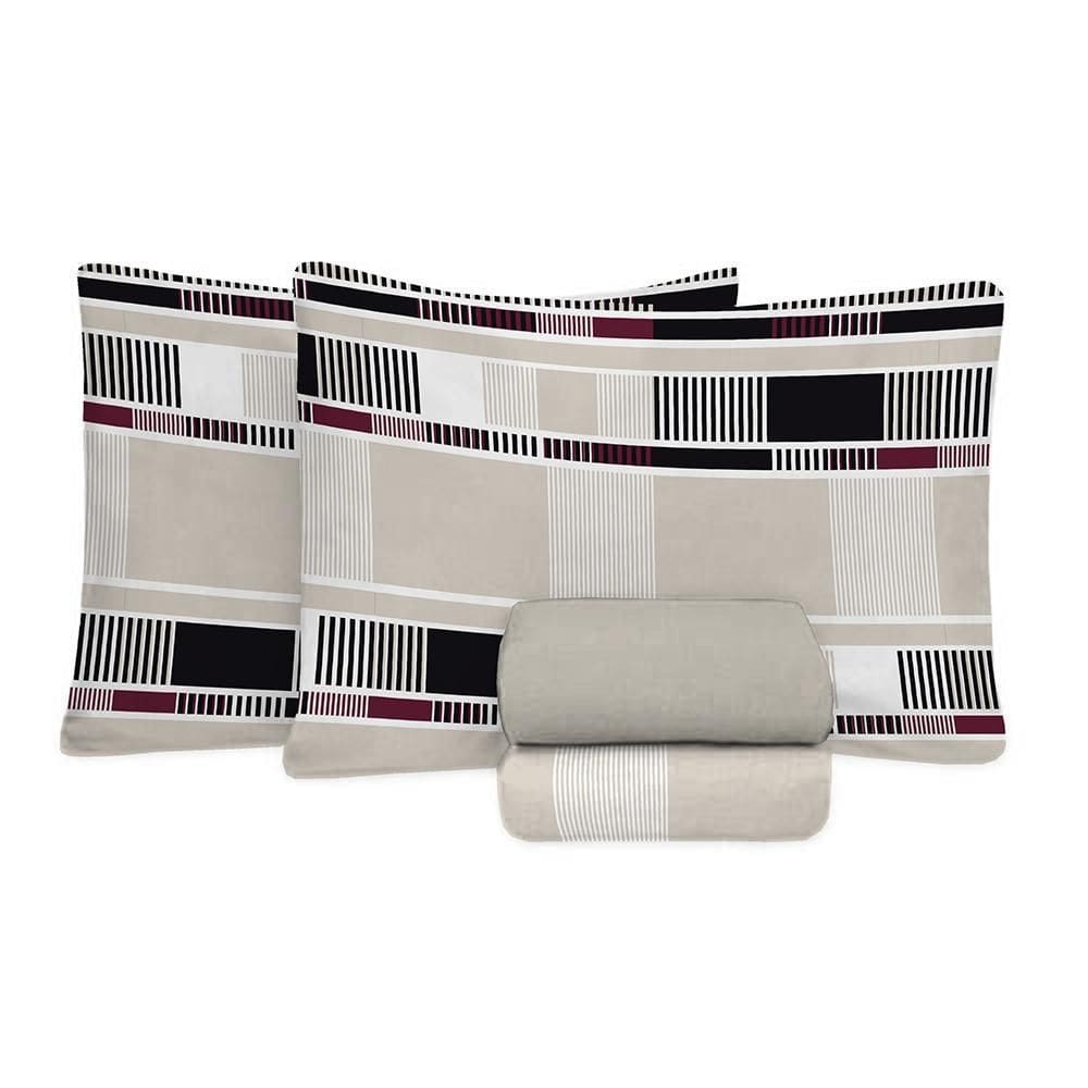 Jogo De Cama Queen Size 150 Fios Fiori - Théo 7540-4