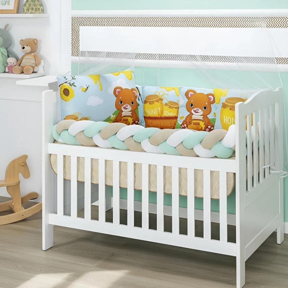 Kit Berço 10 Peça Baby Dream Super Macio E Prático Para Bebê