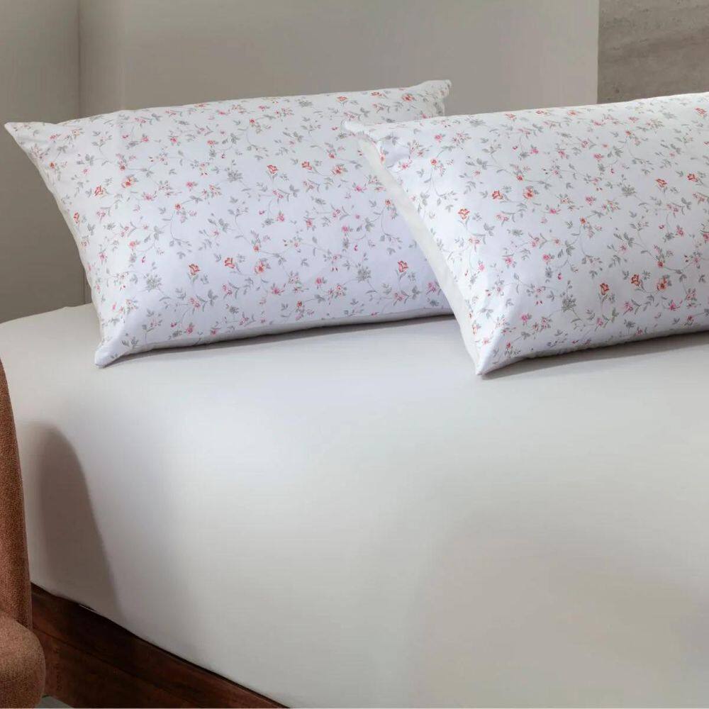 Jogo Lençol Malha Sofee Fio Penteado 100% Algodão Queen Luny