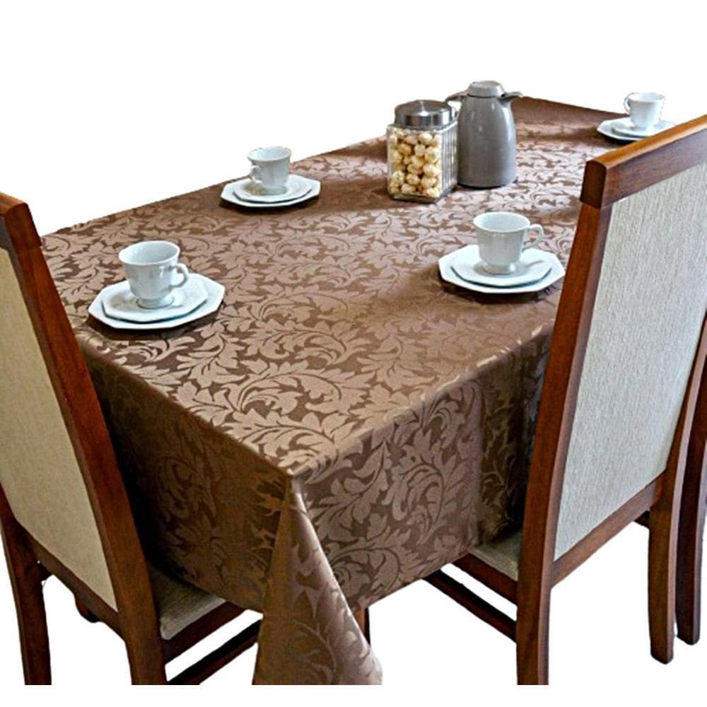 Toalha De Mesa Jacquard 04 Lug Cozinha Quadrada