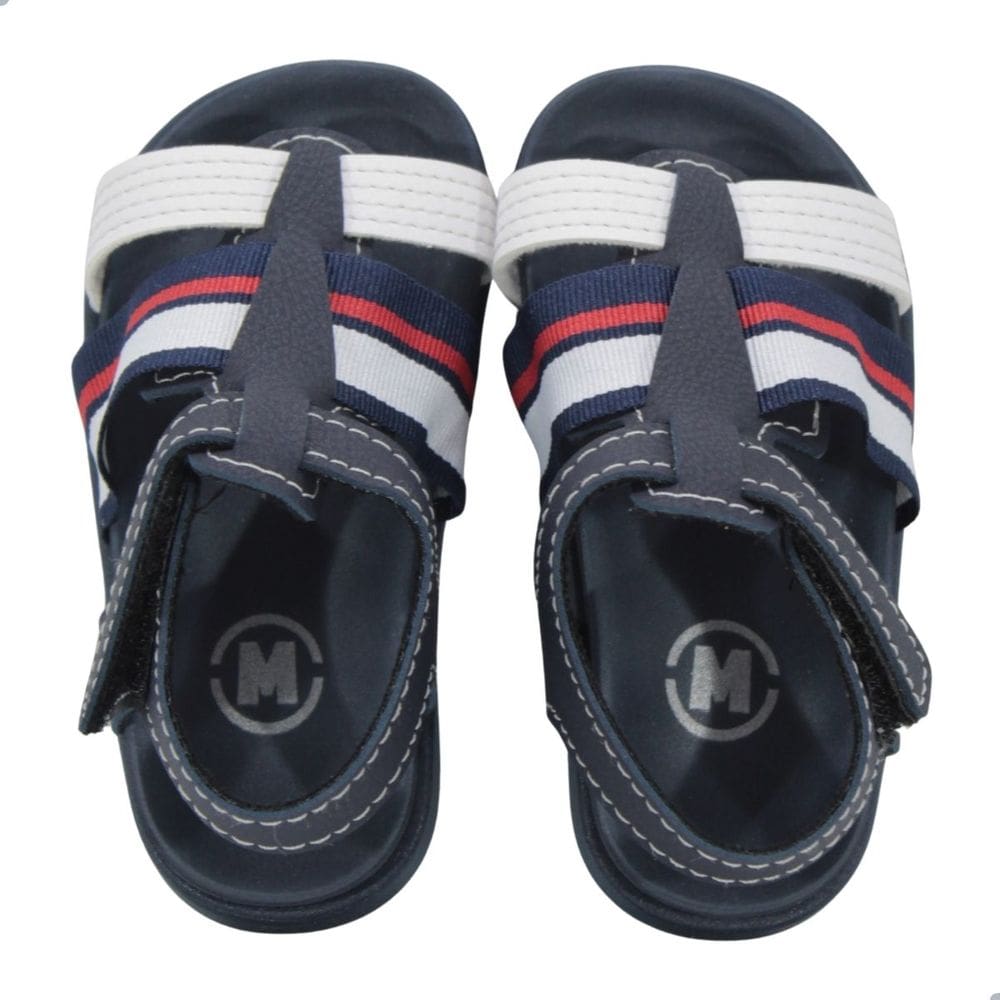 Sandália Bb Molekinho Marinho/Branco