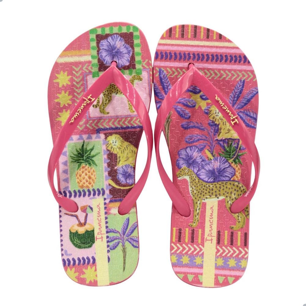 Chinelo Feminino Ipanema Sem Igual Rosa/Rosa Escuro