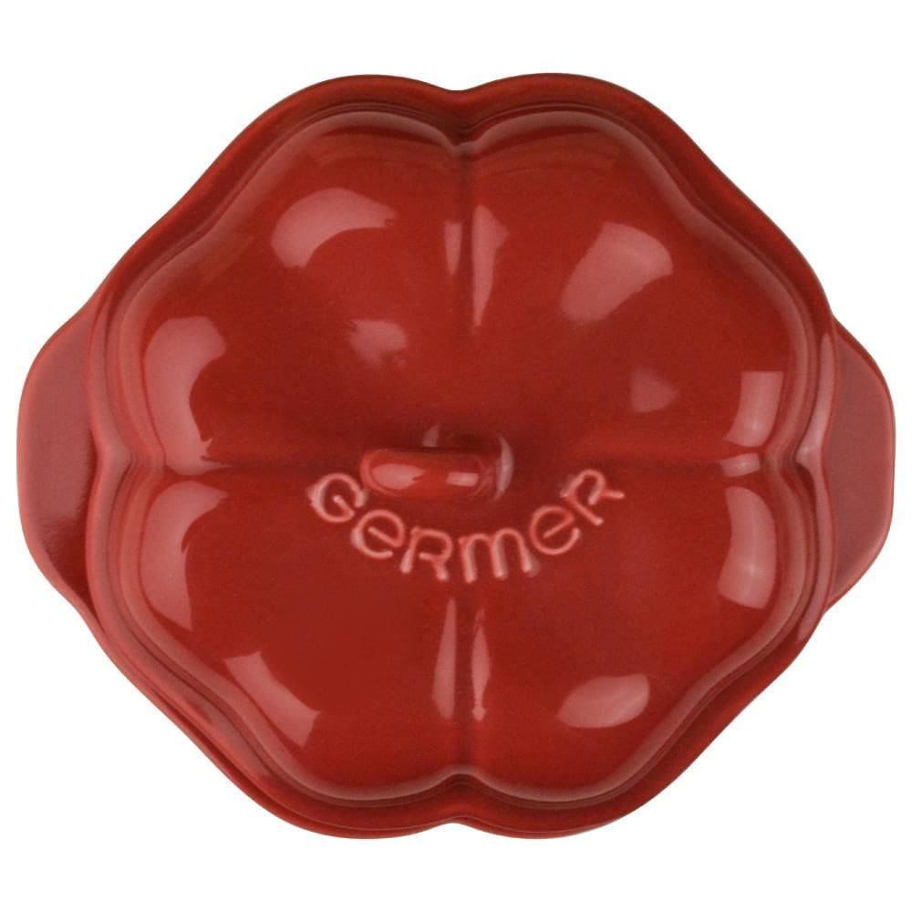 Cocotte Pimentão Vermelho 340 ml com Tampa Germer Porcelanas