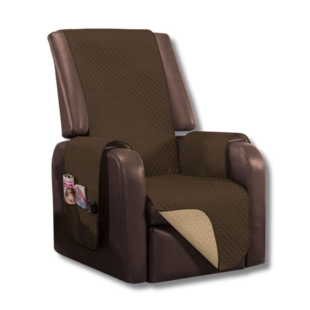 Capa Poltrona 1 Lugar Reversível Manu Matelada