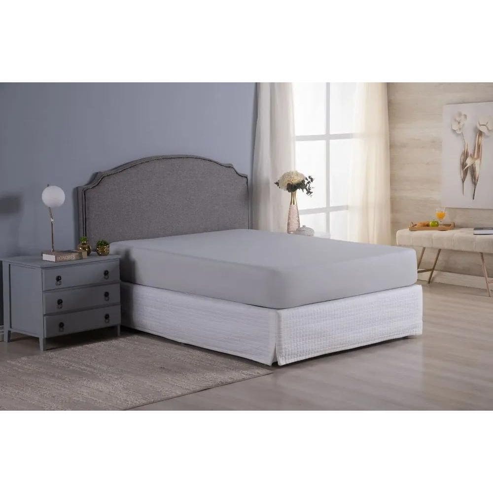 2X Lençol Casal Queen 200 Fios Avulso Com Elástico 100% Algo