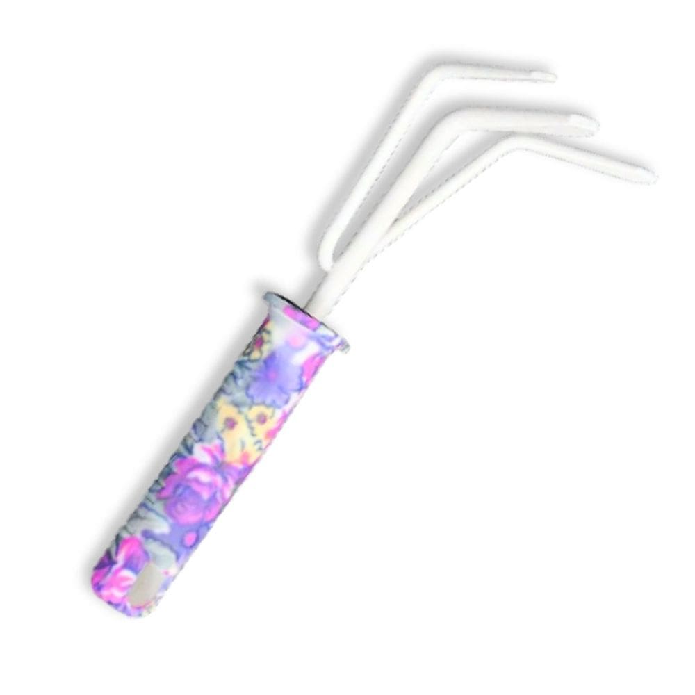 Ancinho em Aço Cabo Decorado para Jardinagem TOP GARDEN