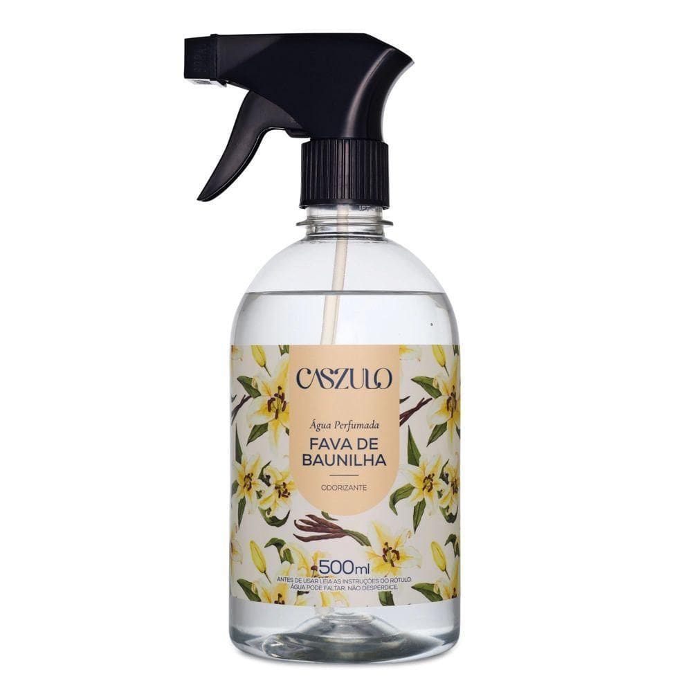 Água Perfumada Fava De Baunilha 500Ml Caszulo
