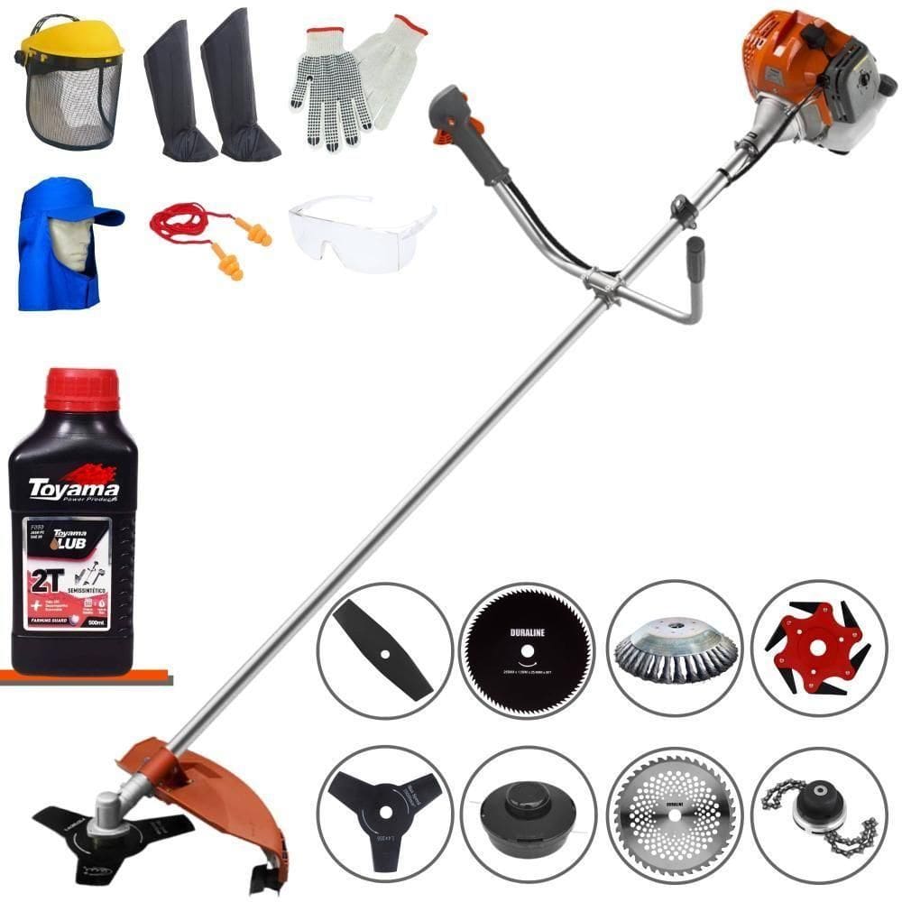 Roçadeira 8 Em 1 Rl520acntk 52cc 2hp + Epi + óleo Toyama 2t