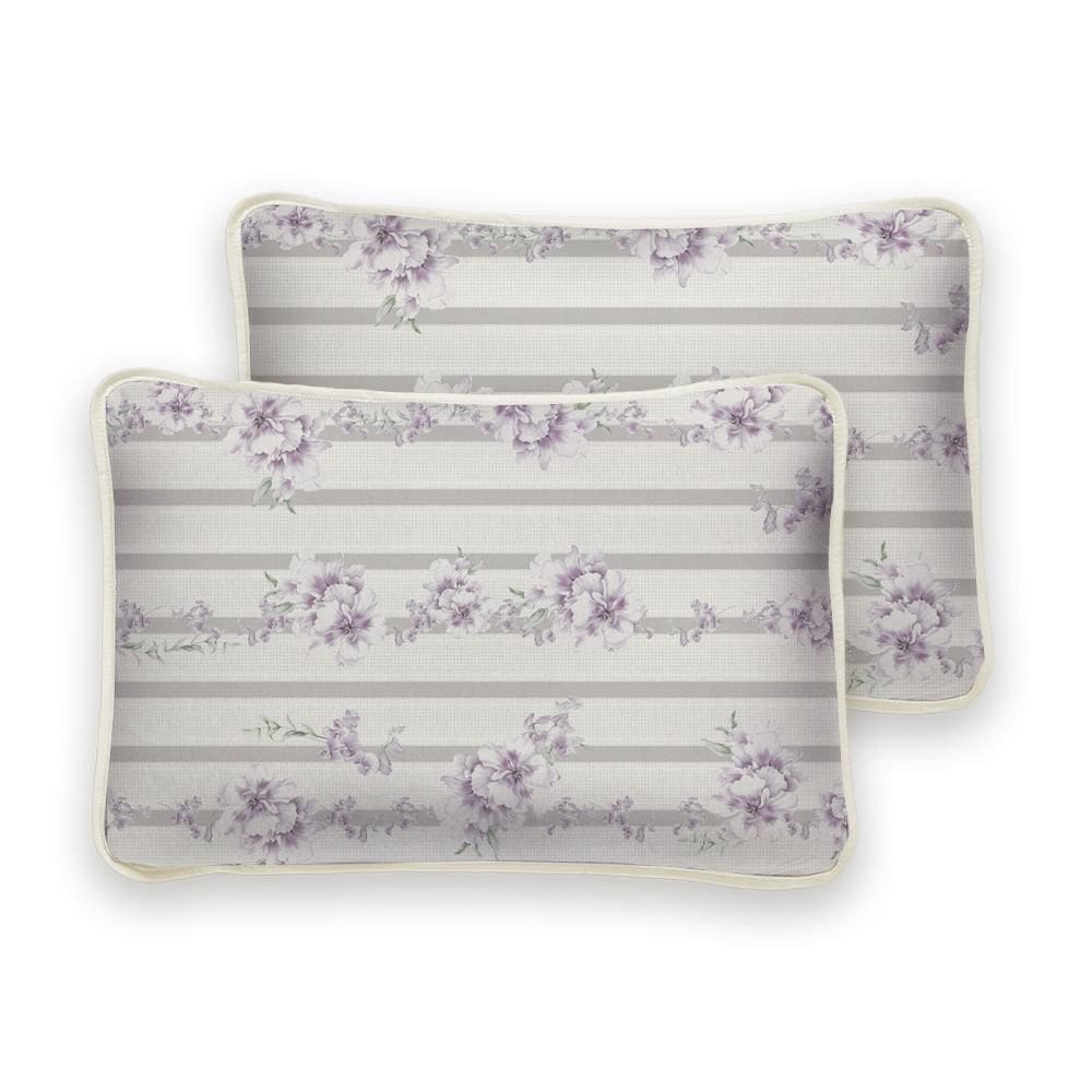 Kit 2 Fronhas Adulto Positano 50X70Cm Malha Estampa Vivaldi