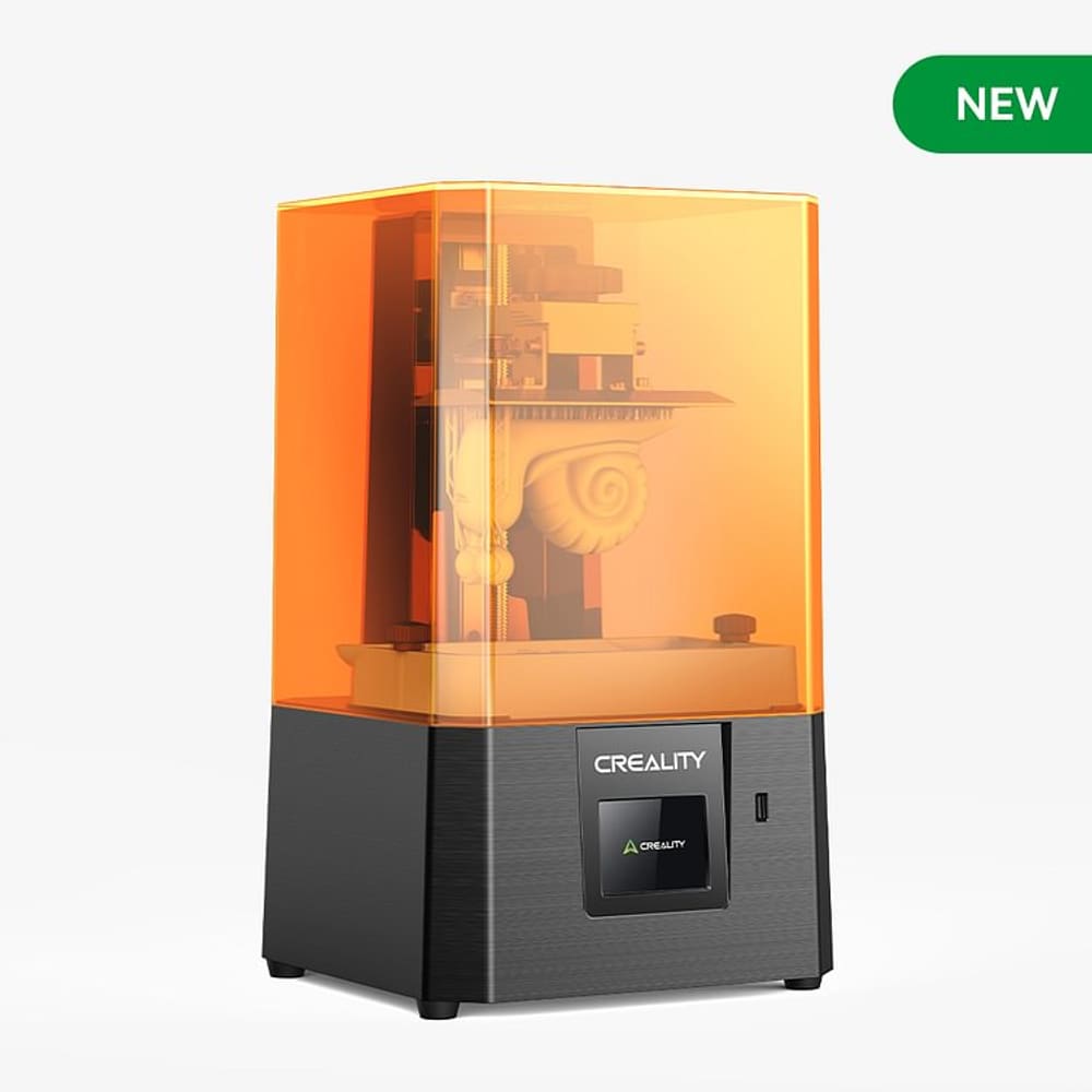 Creality Halot R6 Resina Bivolt Impressora 3d Alta Qualidade Cor Cinza E Laranja 127 220v