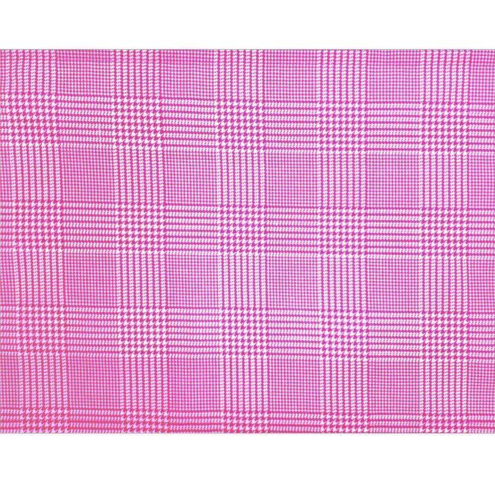 Kit 4 Jogo Americano Xadrez Docura Pink Da Charlô