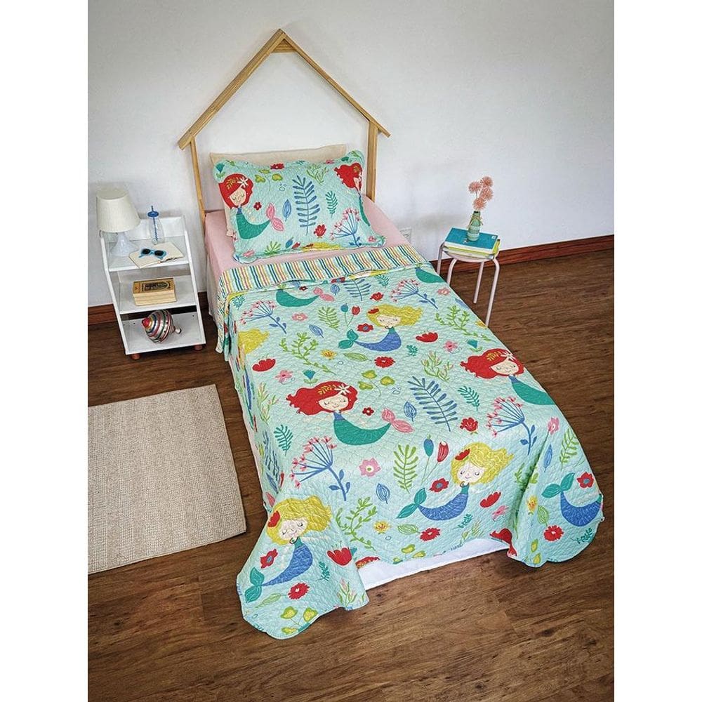Cobre-Leito Bouti Infantil 2 Peças Menino Menina Dupla Face