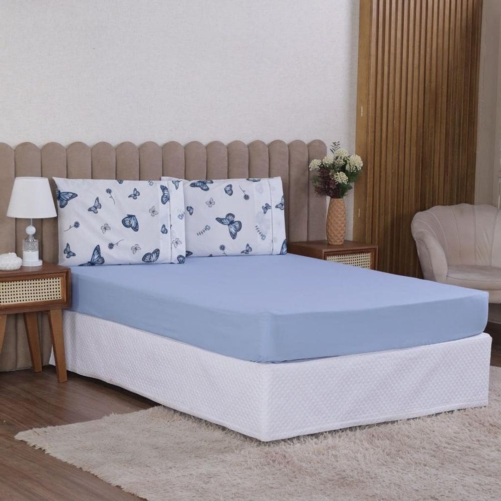 MP - Jogo Cama Casal 3P Lenc ol Fronha Esme