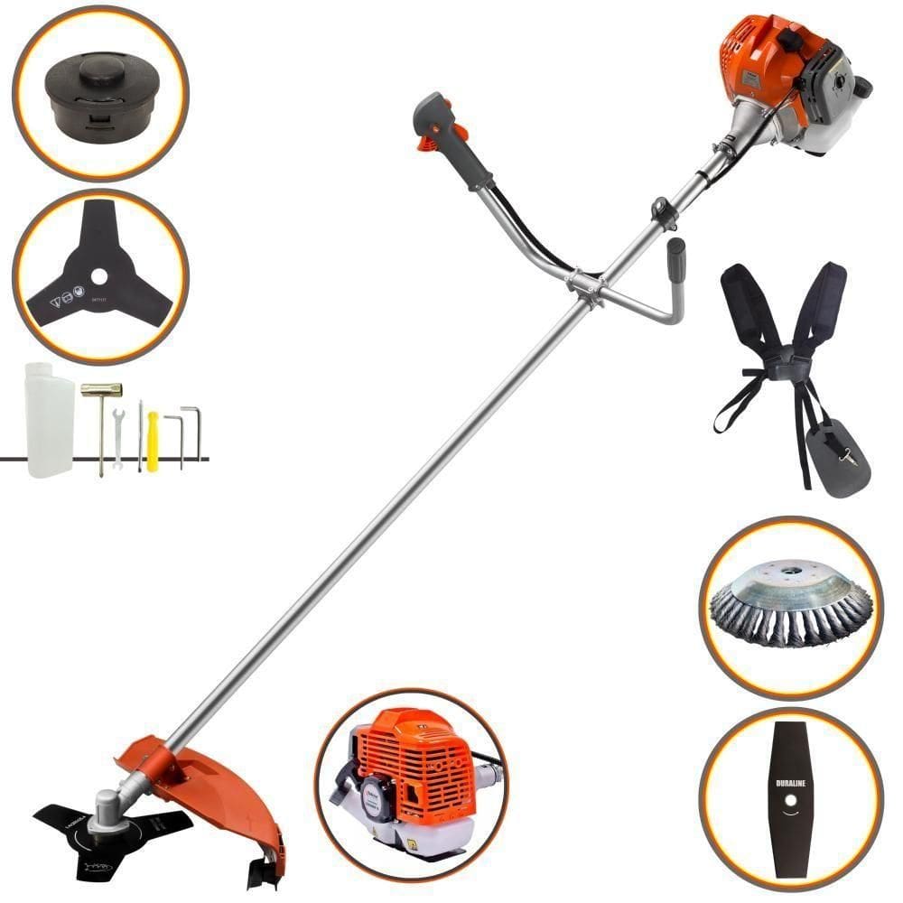 Roçadeira à Gasolina Rl430acntk 43cc + Escova + Faca 40d