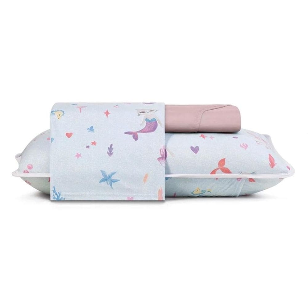 MP - Jogo Cama Solteiro 3 Pcs Mundo Kids Malh