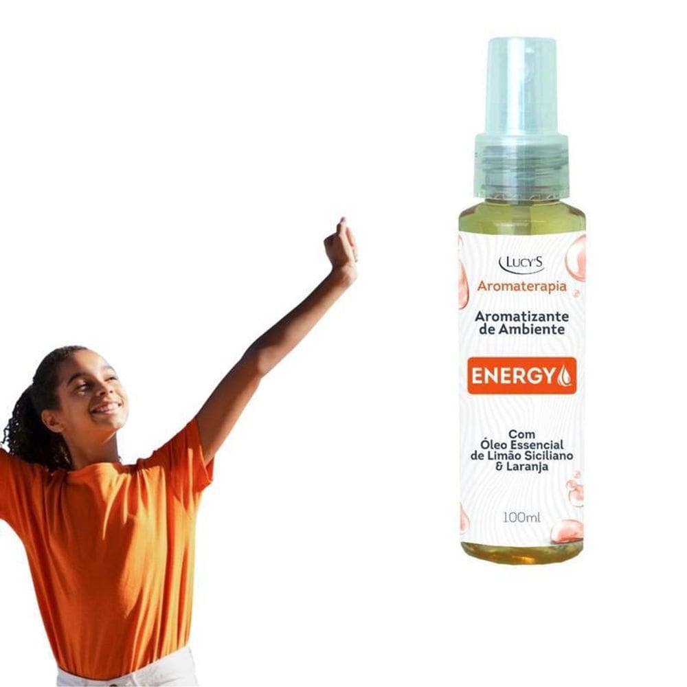 Aromatizante Ambiente Energy Óleo Essencial Limão Siciliano
