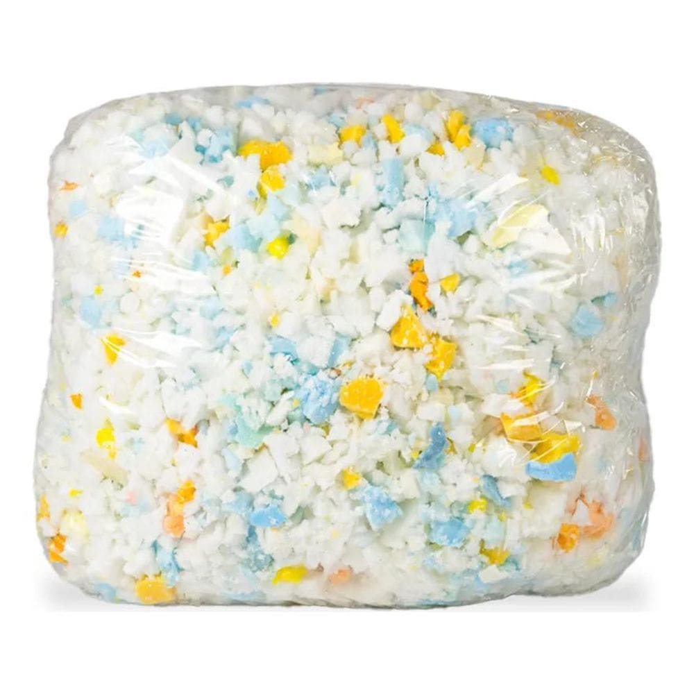 2X 20 Litros De Flocos Espuma Enchimento Puff E Almofadas