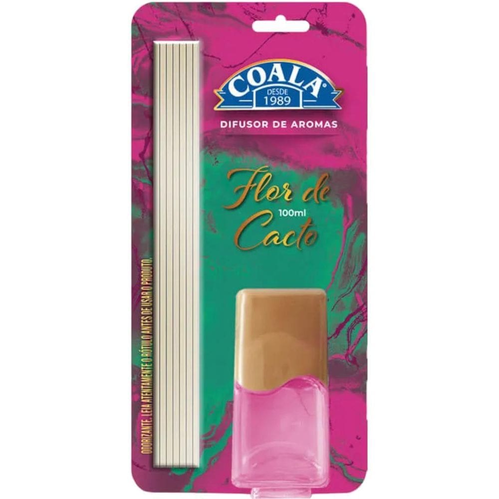 Difusor De Aromas Com Varetas 100Ml Coala Flor De Cacto