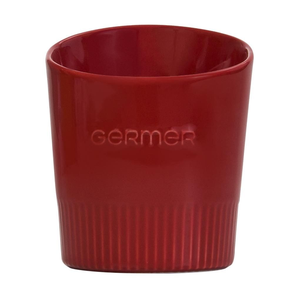 Porta Utensílios Diâmetro 13,5 cm Vermelho Germer Porcelanas
