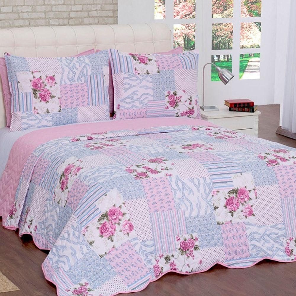 Colcha Cobre Leito Queen 01 Peça Bouti Garden