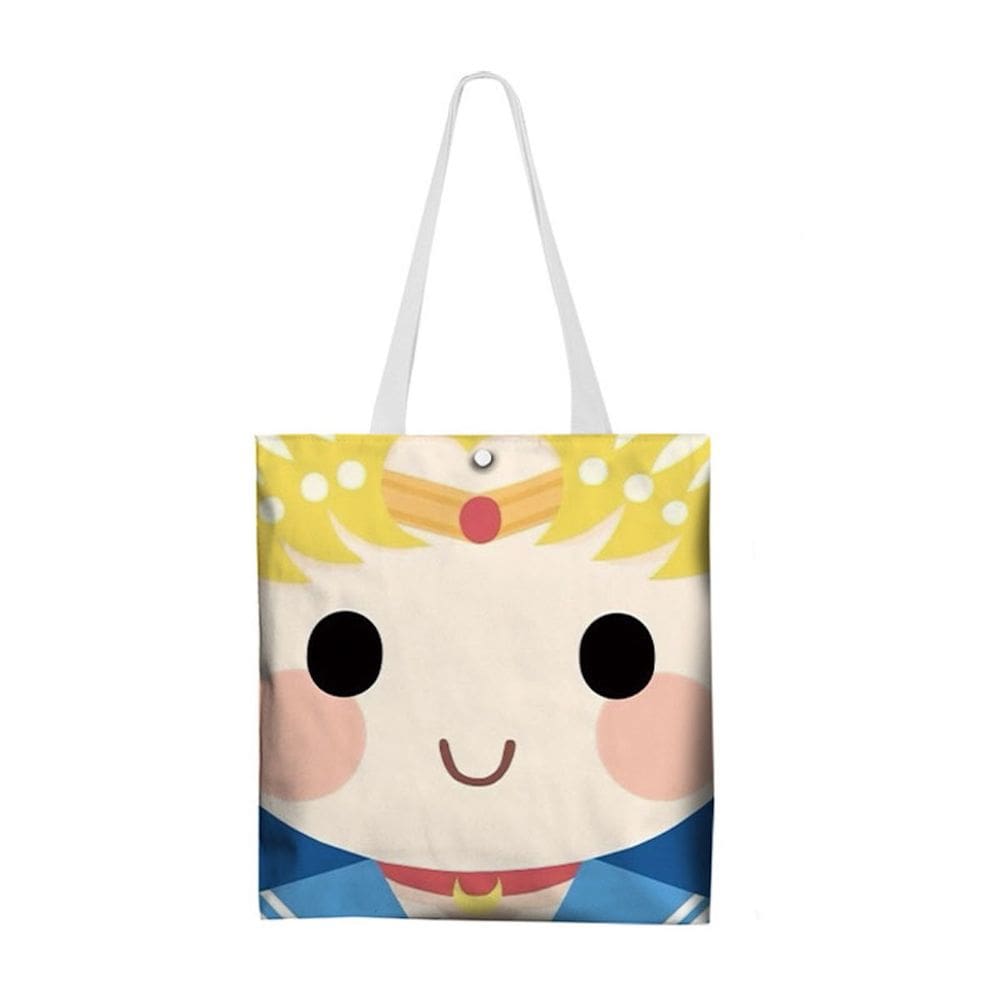 Sacola de lona Sailors Moons Anime Fans Presente 33x37cm