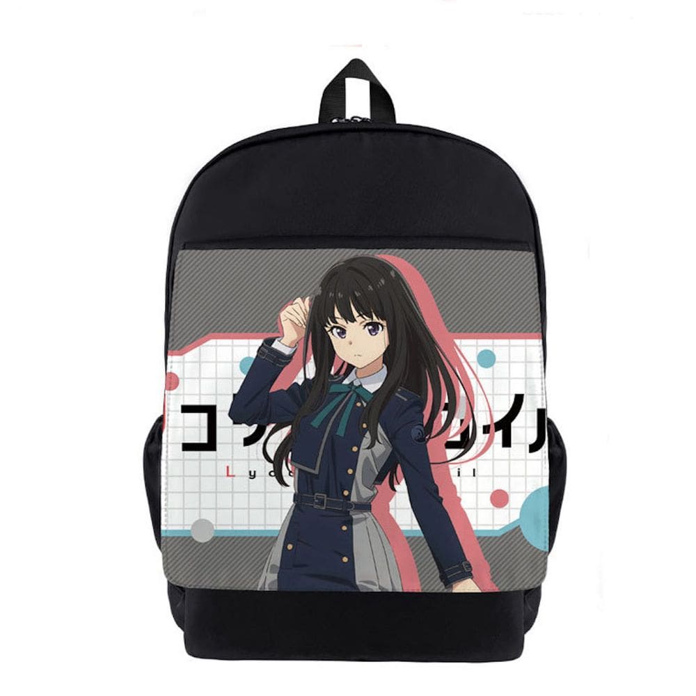 Mochila Lycoris Recoils Tamakis Irohas Anime School 40x16x36cm