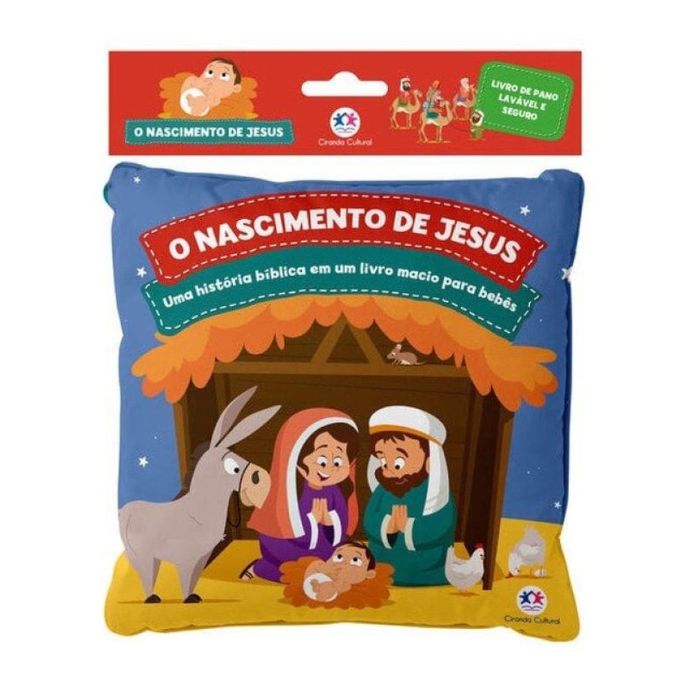 O Nascimento De Jesus - Meu Livro De Pano