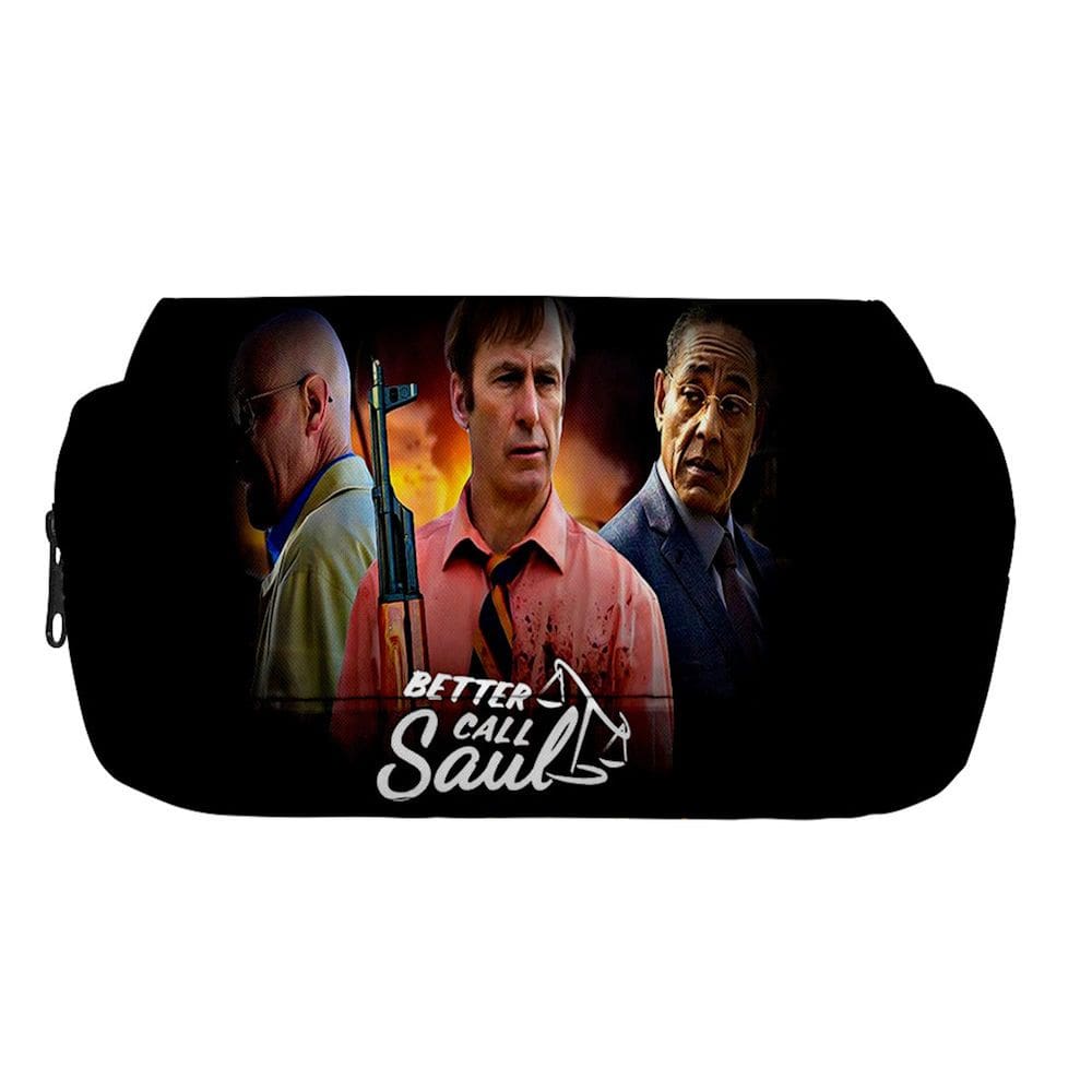 Estojo para lápis Better Call Saul Cartoon Anime Large 22x12x9cm