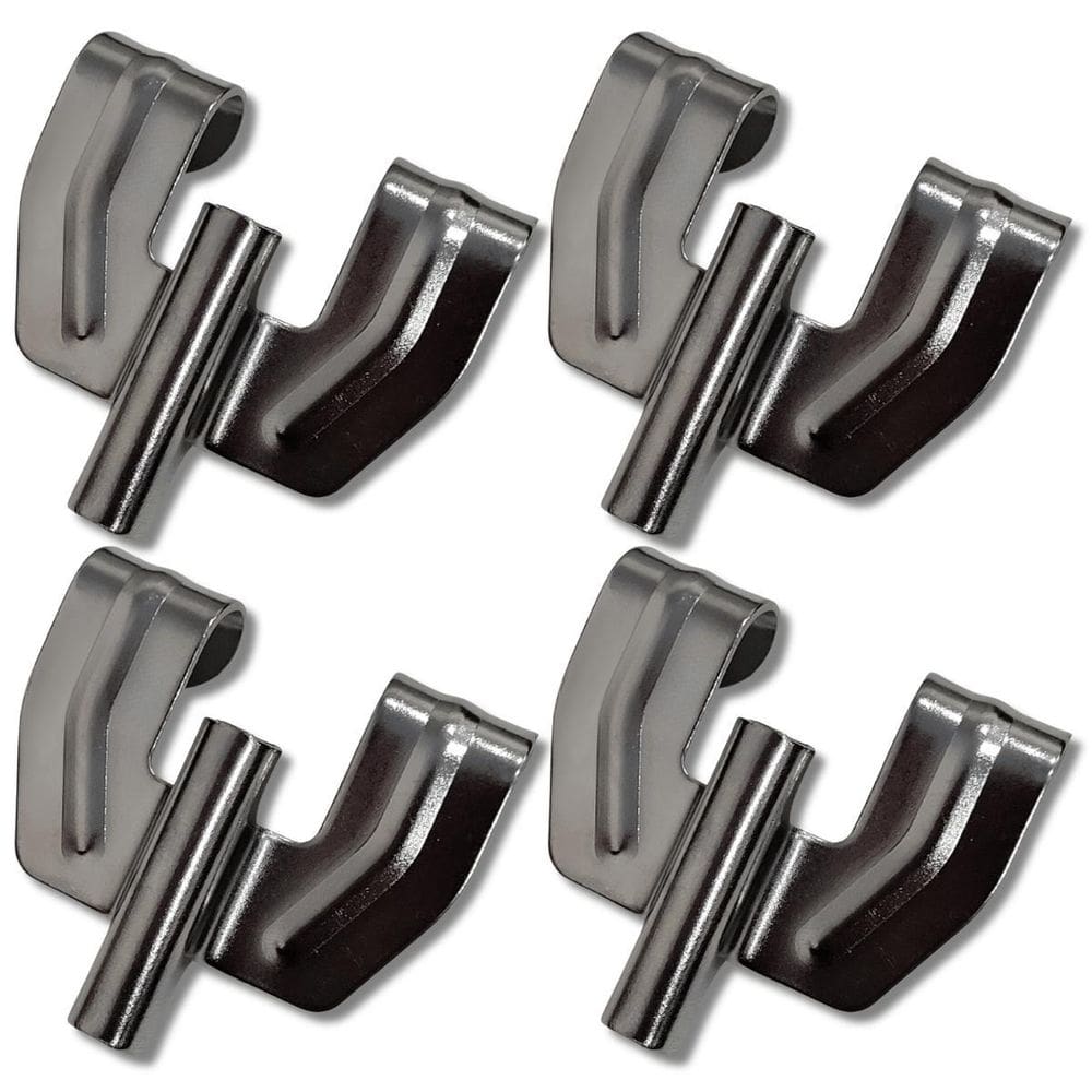 Kit 4 Garra Para Bumbo Bateria Metal Cromado Hbg2 Hard Beat