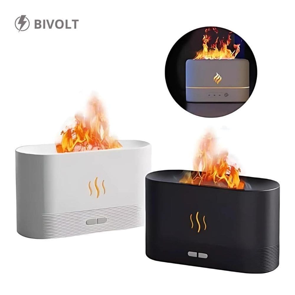 Difusor De Ambiente Com Aroma E Efeito Chamas
