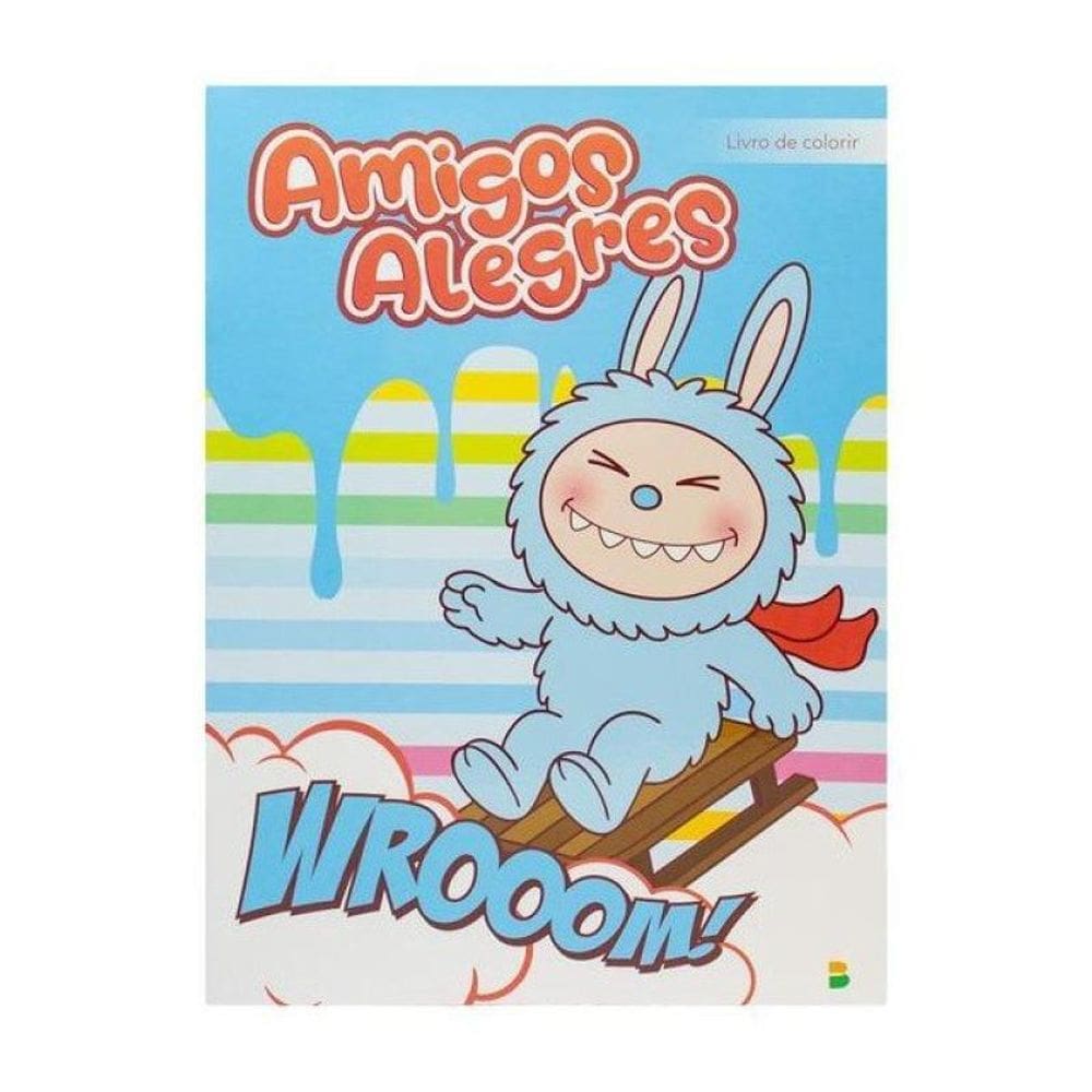 Colorindo Monstrinhos: Amigos Alegres