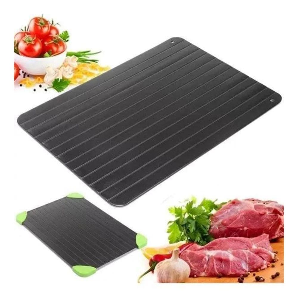 2X Tabua Magica Descongelar Rapido Carne E Alimentos Defrost