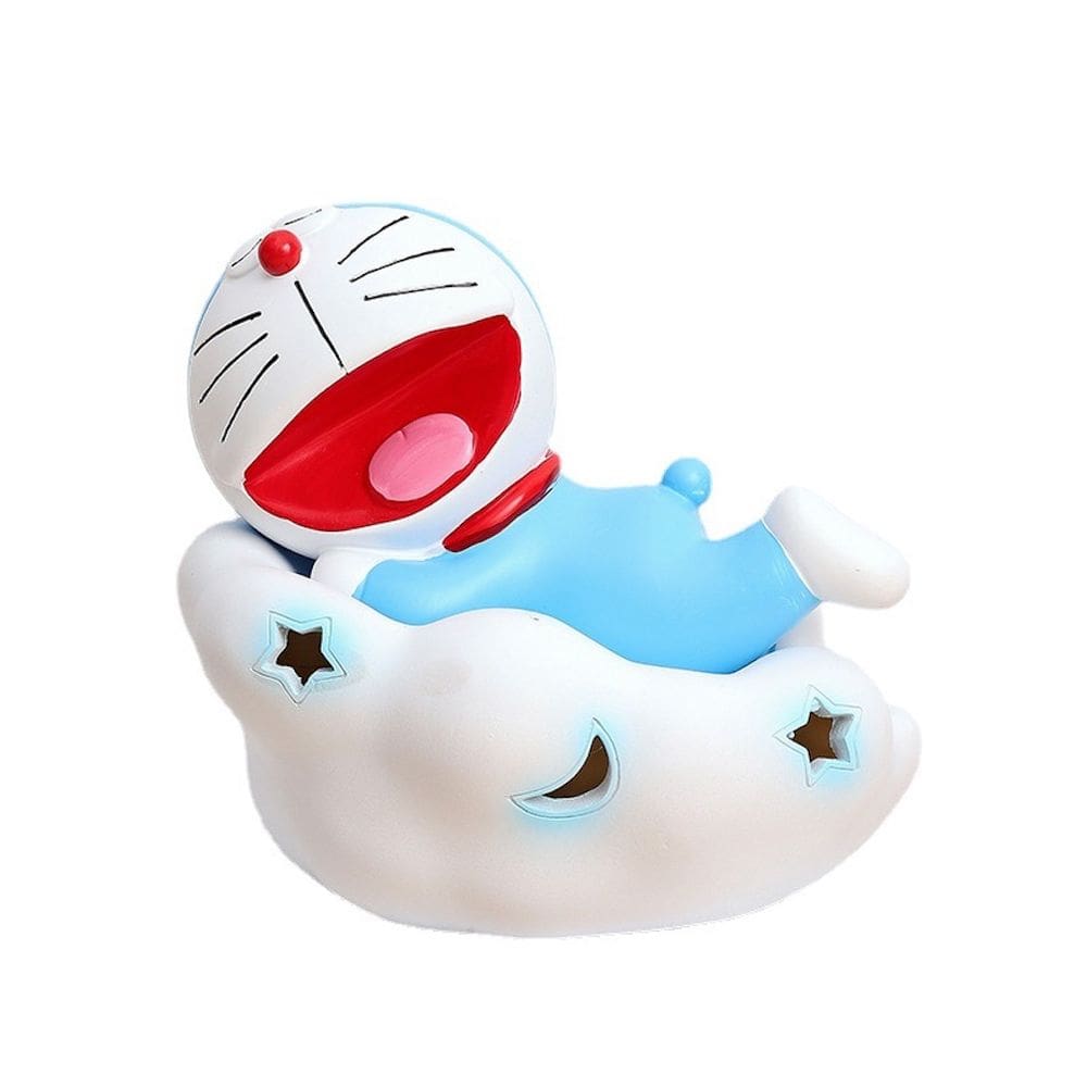 Caixa de moedas Piggy Bank Doraemons Cloud Star para crianças