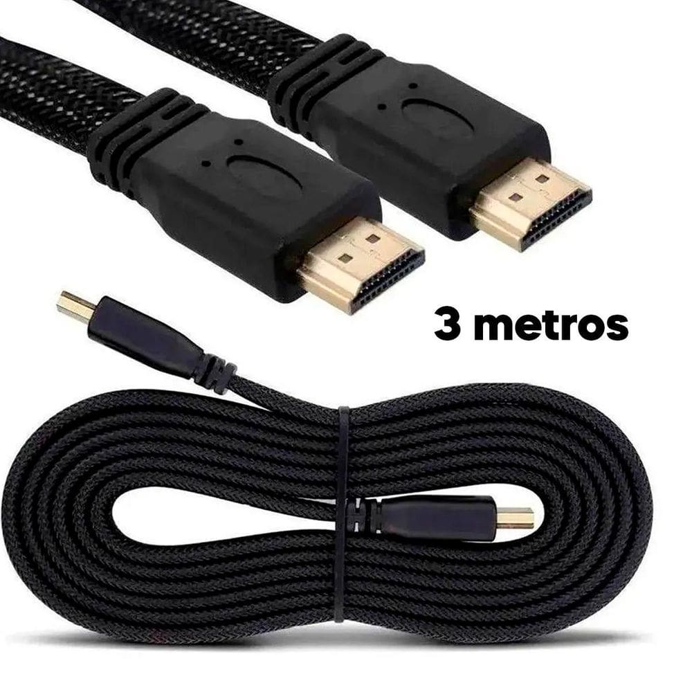 Cabo Hdmi 3 Metros 4K Hd Full Hd Perfeito Para Tv E Filmes