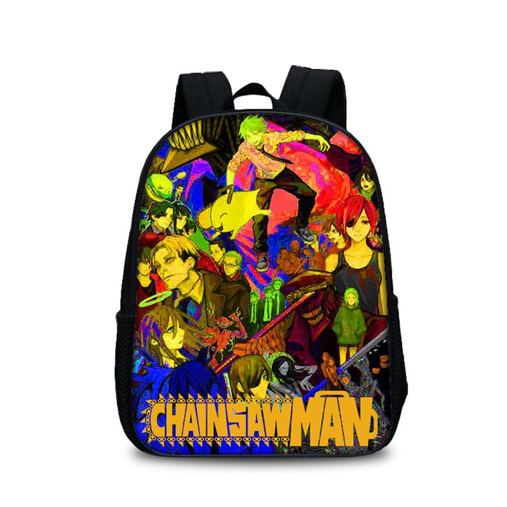 Mochila Mans Denjis Cartoon Kids School Nylon 27x12x35cm
