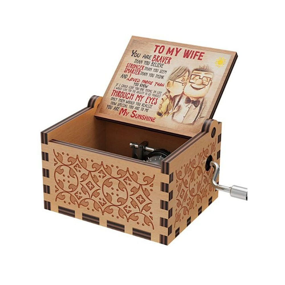 Tema de anime Music Box Wood para presente de Dia dos Namorados