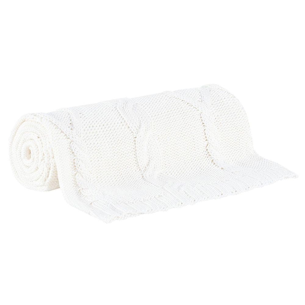 Manta Tricot Jude Marfim 125X150 Cm Buddemeyer