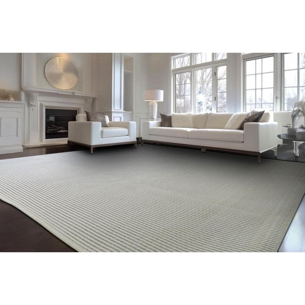 Tapete Artesanal Look Lirio-3 White - 150X200Cm