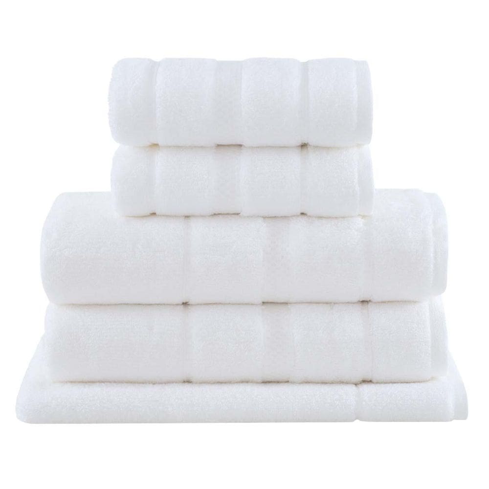 Jogo Toalha Vision Dual 100% Algodão 5 Pçs Branca Buddemeyer