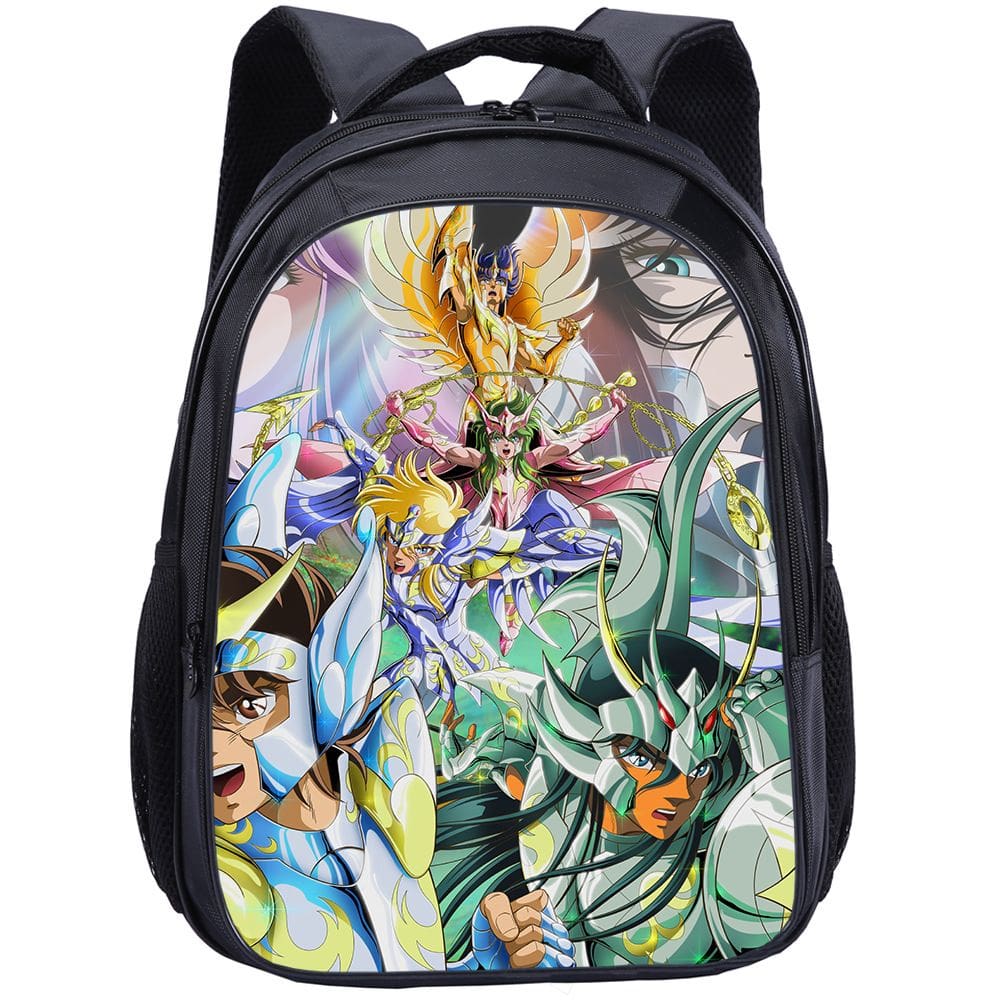Mochila Saints Seiyas Anime School para crianças 30x13x40cm