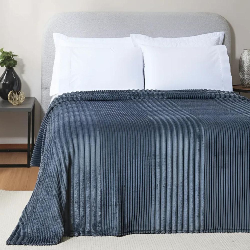 Coberta Queen Size Emily Antialérgica Super Fofinha E Grossa